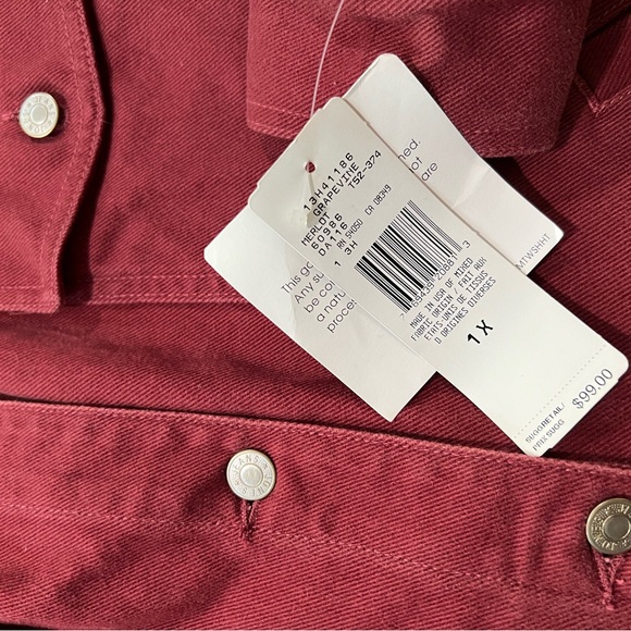 Jones Jeans NWT Rust Jean Jacket - Picture 4 of 6